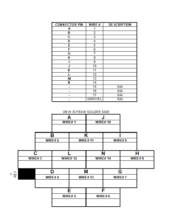 14 pin EE Female Connector